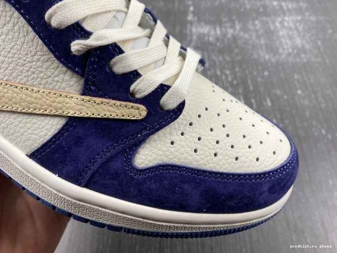 Cheap X SCOTT DM7866-808 TRAVIS JORDAN AIR 1 CUSTOM 0704